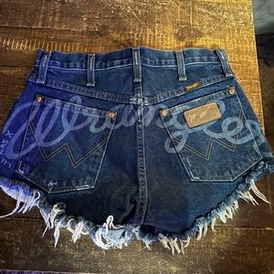 Wrangler Lil Nas X denim shorts